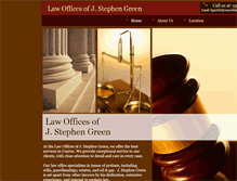 Tablet Screenshot of jsgreenlaw.com